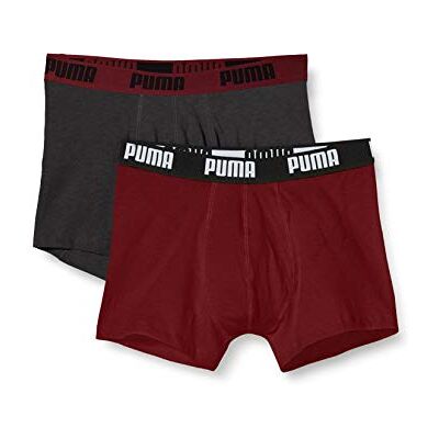 PUMA herr Boxershorts Basic Boxers, Burgundy, S PUMA herr Boxershorts Basic Boxers, Burgundy, S