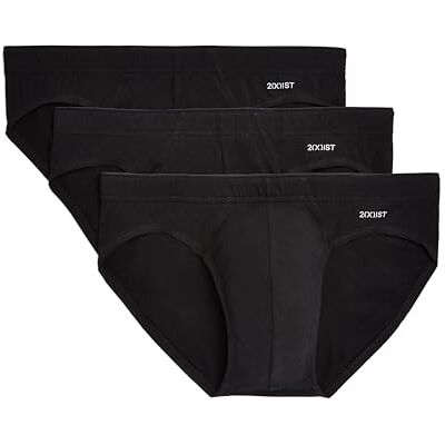 2(X)IST 2(X) IST Herr bomull stretch no-show kalsonger 3-pack trosor (paket med 3), Sliq djup svart, L 2(X)IST 2(X) IST Herr bomull stretch no-show kalsonger 3-pack trosor (paket med 3), Sliq djup svart, L