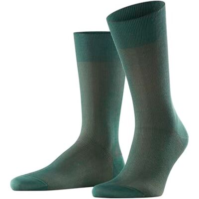 FALKE , fina, skugga, strumpor, andas, bomull, förstärkta herrstrumpor, fina, platta sömmar för tryckfri fotspets, ribbade business, vardag, 1 par, Grön (Hunter Green 7441), 43-44 EU FALKE , fina, skugga, strumpor, andas, bomull, förstärkta herrstrumpor, fina, platta sömmar för tryckfri fotspets, ribbade business, vardag, 1 par, Grön (Hunter Green 7441), 43-44 EU