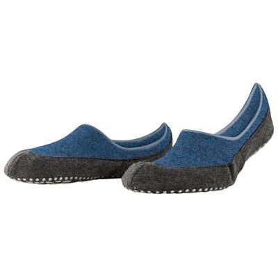 FALKE herr Cosyshoe osynliga innestrumpor ventilerande klimatreglerande lukthämmande ull halkfria noppor på filtsulan strumpor bekväm varm plysch bekväm 1 par, Blå Poseidon 6549, 37/38 EU FALKE herr Cosyshoe osynliga innestrumpor ventilerande klimatreglerande lukthämmande ull halkfria noppor på filtsulan strumpor bekväm varm plysch bekväm 1 par, Blå Poseidon 6549, 37/38 EU