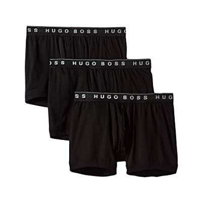 Boss Herr 3-pack bomull boxershorts, midnatt svart, 2XL (förpackning med 3), Midnattssvart, XXL Boss Herr 3-pack bomull boxershorts, midnatt svart, 2XL (förpackning med 3), Midnattssvart, XXL
