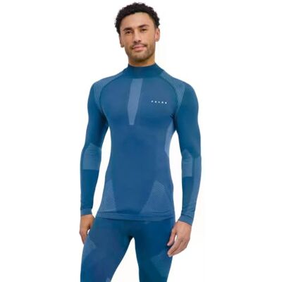 FALKE herr Baslager Ovandel Warm Turtleneck M L/s Sh funktionellt garn snabbtorkande 1 styck, Blå Blue Steel 6958, M FALKE herr Baslager Ovandel Warm Turtleneck M L/s Sh funktionellt garn snabbtorkande 1 styck, Blå Blue Steel 6958, M