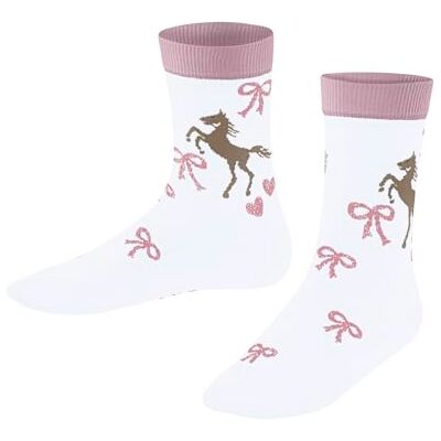 FALKE unisex barnstrumpor Western Horses K Sso bomull mönstrad 1 par, vit vit 2000, 35-38 FALKE unisex barnstrumpor Western Horses K Sso bomull mönstrad 1 par, vit vit 2000, 35-38