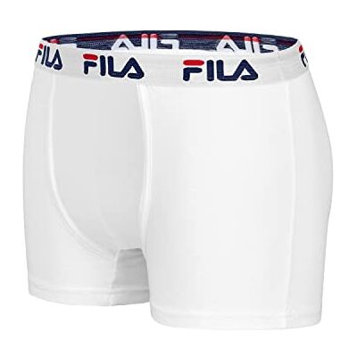 FILA FU5016, boxer för herr, vit, S FILA FU5016, boxer för herr, vit, S