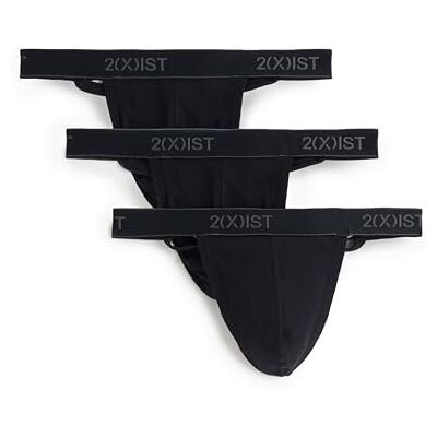 2(X)IST 2 (x) ist) ÄR Herr Essential Cotton Y-Back Tanga 3-pack, svart, M 2(X)IST 2 (x) ist) ÄR Herr Essential Cotton Y-Back Tanga 3-pack, svart, M