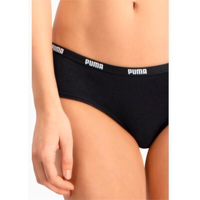PUMA Damhipstertrosor (2-pack), svart, S PUMA Damhipstertrosor (2-pack), svart, S