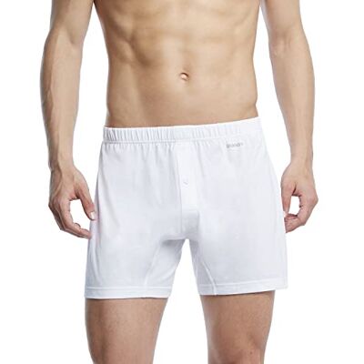 2(X)IST 2(x) ist Herr Pima Bomull Knit Boxer, Vit, M 2(X)IST 2(x) ist Herr Pima Bomull Knit Boxer, Vit, M