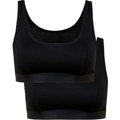 CALIDA Benefit dambustier, i ett attraktivt värdepaket, med naturlig glans och slätt handtag, svart, 36-38 CALIDA Benefit dambustier, i ett attraktivt värdepaket, med naturlig glans och slätt handtag, svart, 36-38