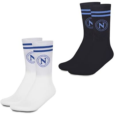 hermet Bomullsstrumpa Neapel Unisex Vuxen 2 strumpor, Svart/vit, 35-38 EU hermet Bomullsstrumpa Neapel Unisex Vuxen 2 strumpor, Svart/vit, 35-38 EU