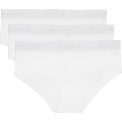 Marc O'Polo 3-pack damunderkläder trosa ekologisk bomull, -100 vit, M Marc O'Polo 3-pack damunderkläder trosa ekologisk bomull, -100 vit, M