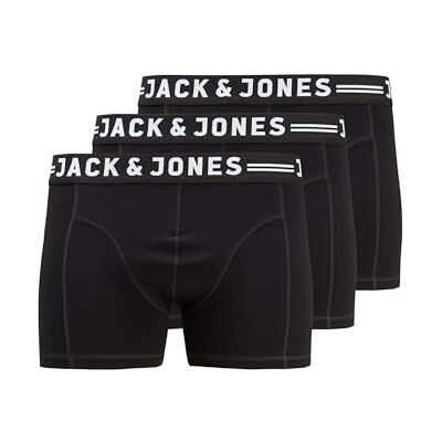 JACK & JONES 12147591 Trosor, 5XL, Svart JACK & JONES 12147591 Trosor, 5XL, Svart