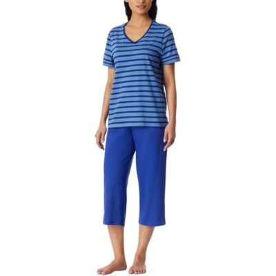 Schiesser Dampyjamas 3/4 byxor kortärmad single-jersey-kvalitet – Casual Essentials, Kunglig, 36 Schiesser Dampyjamas 3/4 byxor kortärmad single-jersey-kvalitet – Casual Essentials, Kunglig, 36