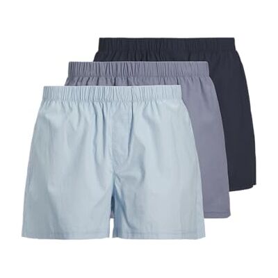 JACK & JONES Jacmilano vävda boxers 3-pack Noos (förpackning med 3), Troposhere, M JACK & JONES Jacmilano vävda boxers 3-pack Noos (förpackning med 3), Troposhere, M