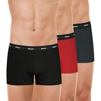 Athena Boxershorts för män 720 stretch i bomull – superstretchiga – ventilerande – ergonomisk passform, komfort och stöd – Oeko-TEX Standard 100 Athena Boxershorts för män 720 stretch i bomull – superstretchiga – ventilerande – ergonomisk passform, komfort och stöd – Oeko-TEX Standard 100