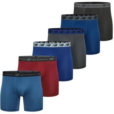 New Balance herr premium prestanda boxershorts, Tmroy/Merrd/Grå/Blagate, S New Balance herr premium prestanda boxershorts, Tmroy/Merrd/Grå/Blagate, S