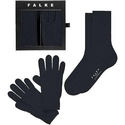 FALKE Herrstrumpor X-Mas set ny ull enfärgad 1 par, blå (Dark Navy 6375), 43–46, Blå (Dark Navy 6375), 43-46 EU FALKE Herrstrumpor X-Mas set ny ull enfärgad 1 par, blå (Dark Navy 6375), 43–46, Blå (Dark Navy 6375), 43-46 EU