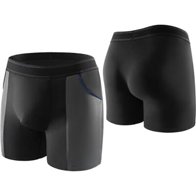 CARER Healthcare Incontinence Pregnancy Carer 2-pack inkontinensboxare för män i bambu, absorption 100 ml underkläder inkontinens tvättbara återanvändbara lätta andningsbara läckagesäkra svarta storlek XL CARER Healthcare Incontinence Pregnancy Carer 2-pack inkontinensboxare för män i bambu, absorption 100 ml underkläder inkontinens tvättbara återanvändbara lätta andningsbara läckagesäkra svarta storlek XL