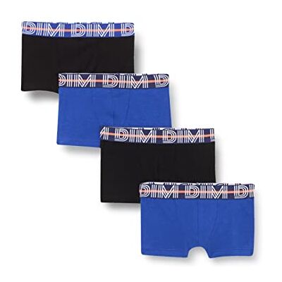 Dim boxershorts för män Garçon Eco X4 (förpackning med 4), Bl/Nr/Nr/Bl, 12 Years Dim boxershorts för män Garçon Eco X4 (förpackning med 4), Bl/Nr/Nr/Bl, 12 Years