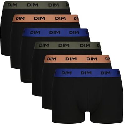 Dim Mix and Colors Cotton Stretch Comfort x6 Boxer, Nr CT BL Indi/Nr CT svart/Nr CT Vrt, XXL (set med 6) herr, Nr Ct Bl Indi/Nr Ct Nois/Nr Ct Vrt, XXL Dim Mix and Colors Cotton Stretch Comfort x6 Boxer, Nr CT BL Indi/Nr CT svart/Nr CT Vrt, XXL (set med 6) herr, Nr Ct Bl Indi/Nr Ct Nois/Nr Ct Vrt, XXL