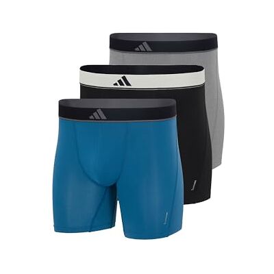 adidas boxershorts (3PK) – Active Micro Flex Eco – bekväma underkläder, Blandad 3, XXL adidas boxershorts (3PK) – Active Micro Flex Eco – bekväma underkläder, Blandad 3, XXL