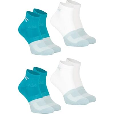 Athena Sport Fresh, set med 4 kvarter, herrstrumpor, Lagon/vit, 43/46 EU Athena Sport Fresh, set med 4 kvarter, herrstrumpor, Lagon/vit, 43/46 EU