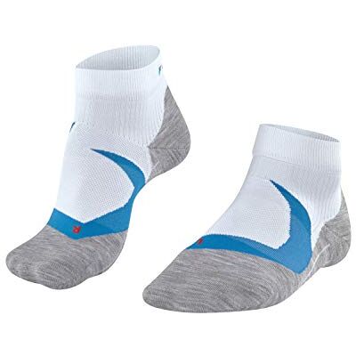 FALKE herr RU4 Endurance Cool Short M SSO funktionellt garn antibubblor, 1 par löparstrumpor, vit (White 2006), 42–43 FALKE herr RU4 Endurance Cool Short M SSO funktionellt garn antibubblor, 1 par löparstrumpor, vit (White 2006), 42–43