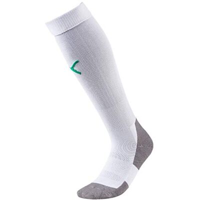 PUMA herr Fotboll Strumpor Team Liga Socks Core, vit-paprika grön, 3 PUMA herr Fotboll Strumpor Team Liga Socks Core, vit-paprika grön, 3