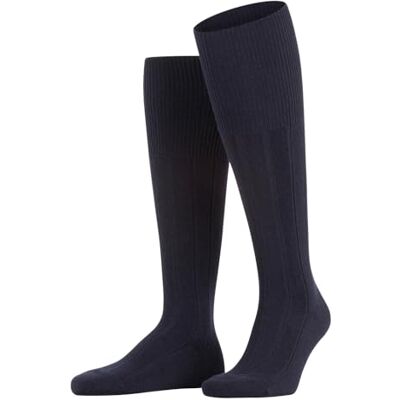 FALKE herr Knästrumpor Lhasa Rib M Kh ull kashmir lång enfärgat 1 par, Blå Dark Navy 6375, 39-42 FALKE herr Knästrumpor Lhasa Rib M Kh ull kashmir lång enfärgat 1 par, Blå Dark Navy 6375, 39-42