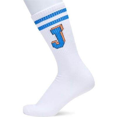 JACK & JONES JACSINGLE J TENNIS SOCK 7-pack, Vit/förpackning: vit – vit – vit – vit – vit – vit, One Size JACK & JONES JACSINGLE J TENNIS SOCK 7-pack, Vit/förpackning: vit – vit – vit – vit – vit – vit, One Size
