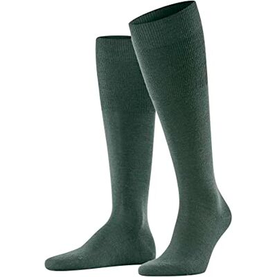 FALKE herr Knästrumpor Airport M Kh ull bomull lång enfärgat 1 par, Grön Hunter Green 7441, 41-42 FALKE herr Knästrumpor Airport M Kh ull bomull lång enfärgat 1 par, Grön Hunter Green 7441, 41-42