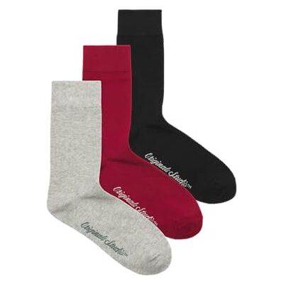 JACK & JONES Jacnorrebro Solid Socks 3-pack JACK & JONES Jacnorrebro Solid Socks 3-pack