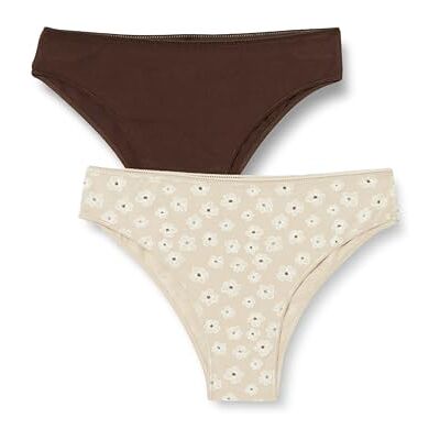 Dagi Kvinnors Multi Colour 2-pack normal midja Brazillian, flerfärgad färg, L, Mångfärgad, L Dagi Kvinnors Multi Colour 2-pack normal midja Brazillian, flerfärgad färg, L, Mångfärgad, L