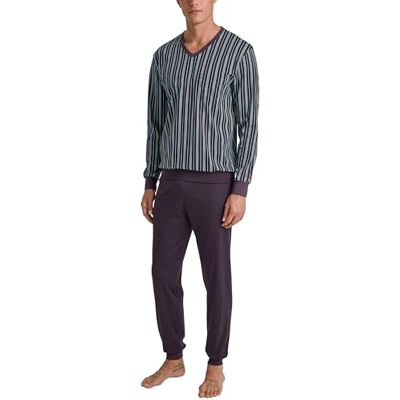 CALIDA Relax Streamline 2 pyjamas, lång herr, Plommon, 46-48 CALIDA Relax Streamline 2 pyjamas, lång herr, Plommon, 46-48