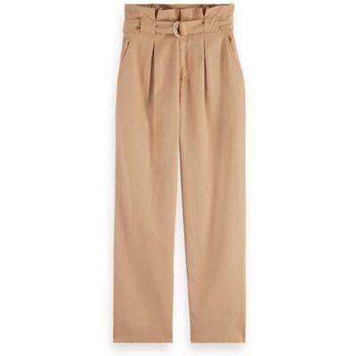 Scotch & Soda Core Daisy Pant boxershorts för kvinnor, Sand 0137, S Scotch & Soda Core Daisy Pant boxershorts för kvinnor, Sand 0137, S
