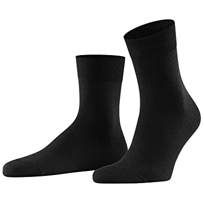FALKE herr Strumpor Airport M Sso ull bomull enfärgat 1 par, Svart Black 3000, 45-46 FALKE herr Strumpor Airport M Sso ull bomull enfärgat 1 par, Svart Black 3000, 45-46