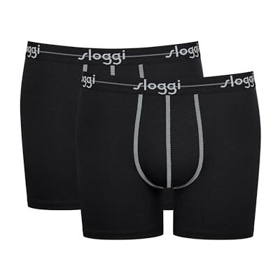 Sloggi Herrshorts (förpackning med 2), Svart, 4 Sloggi Herrshorts (förpackning med 2), Svart, 4