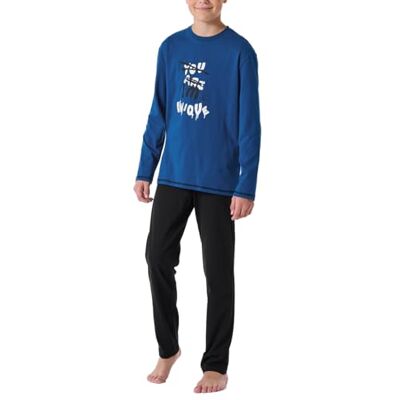 Schiesser pyjamas för pojkar, Indigo_181992, 140 Schiesser pyjamas för pojkar, Indigo_181992, 140