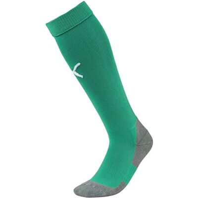 PUMA herr Fotboll Strumpor Team Liga Socks Core, Pepper Green- White, 4 PUMA herr Fotboll Strumpor Team Liga Socks Core, Pepper Green- White, 4