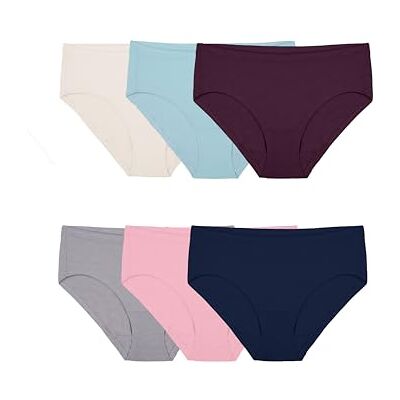 Fruit of the Loom Beyondmjuk, supermjuk, utformad med komfort, finns i överdimensionerade underkläder i bikinistil (10-pack), Hipster – modal – 6-pack, 6 Fruit of the Loom Beyondmjuk, supermjuk, utformad med komfort, finns i överdimensionerade underkläder i bikinistil (10-pack), Hipster – modal – 6-pack, 6