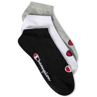 Champion Core Socks 3PP Sneaker, Grå (Melange Ljus), 43-46 EU (9-10.5 Storbritannien) Unisex Vuxen -FW23, Grigio (Melange Chiaro), 43-46 EU Champion Core Socks 3PP Sneaker, Grå (Melange Ljus), 43-46 EU (9-10.5 Storbritannien) Unisex Vuxen -FW23, Grigio (Melange Chiaro), 43-46 EU