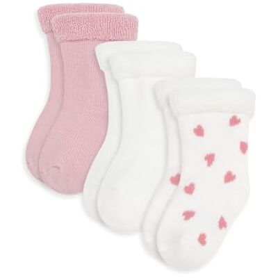 Petit Bateau Set med födelsestrumpor av enfärgad bomull Petit Bateau Set med födelsestrumpor av enfärgad bomull