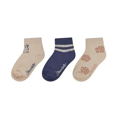 Sterntaler Socken 3er Tiger 3 tigerstrumpor, beige, 30 unisex barn Sterntaler Socken 3er Tiger 3 tigerstrumpor, beige, 30 unisex barn