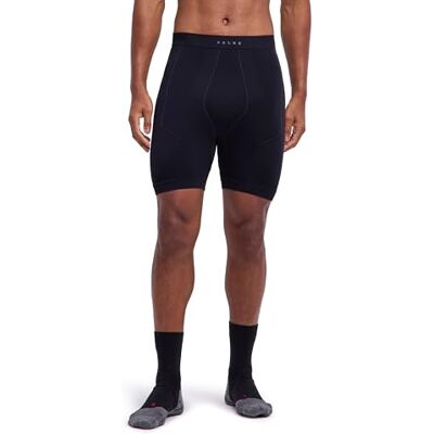 FALKE herr Baslager Underdel Warm Short M Ti funktionellt garn snabbtorkande 1 del, Svart Black 3000, XXL FALKE herr Baslager Underdel Warm Short M Ti funktionellt garn snabbtorkande 1 del, Svart Black 3000, XXL