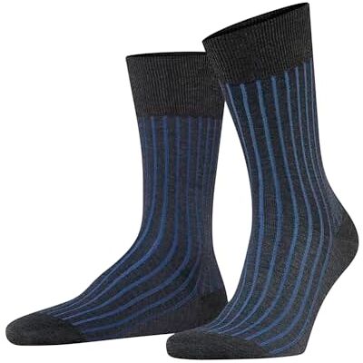FALKE Shadow strumpor för män, bomull, svart, grå, många andra färger, förstärkta herrstrumpor med mönster, ventilerande, randiga, ribbade och tunna, 1 par, Grå (Anthracite Melange 3191), 47-48 EU FALKE Shadow strumpor för män, bomull, svart, grå, många andra färger, förstärkta herrstrumpor med mönster, ventilerande, randiga, ribbade och tunna, 1 par, Grå (Anthracite Melange 3191), 47-48 EU