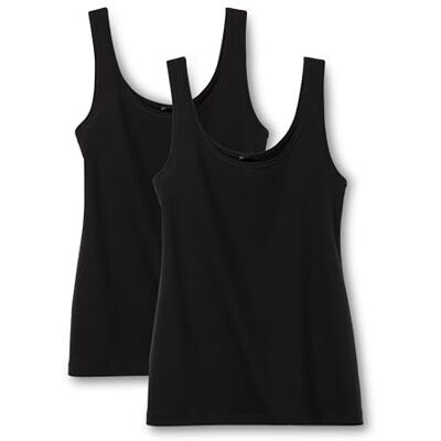 CALIDA Special tanktopp för kvinnor, i ett attraktivt värdepaket, med naturlig glans och slätt grepp, svart, 48/50 SE CALIDA Special tanktopp för kvinnor, i ett attraktivt värdepaket, med naturlig glans och slätt grepp, svart, 48/50 SE