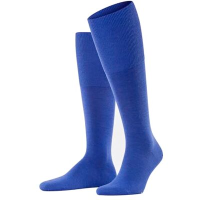 FALKE herr Knästrumpor Airport M Kh ull bomull lång enfärgat 1 par, Blå Sapphire 6055, 45-46 FALKE herr Knästrumpor Airport M Kh ull bomull lång enfärgat 1 par, Blå Sapphire 6055, 45-46