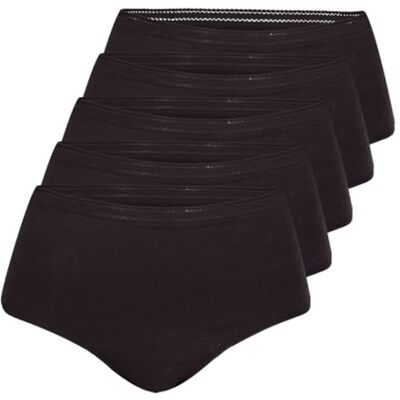 Athena Linjaler, set med 5 trosor, damlinjaltrosor, svart, L Athena Linjaler, set med 5 trosor, damlinjaltrosor, svart, L