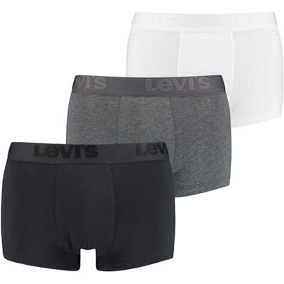 Levi's Herr trunk (3-pack), Svart grå kombination, XL Levi's Herr trunk (3-pack), Svart grå kombination, XL