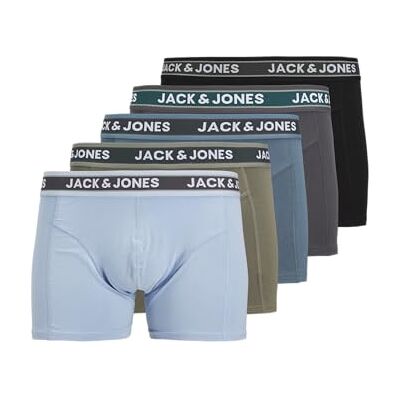 JACK & JONES Jacevan Solid trunks 5-pack box pls, asfalt, xx_l (5-pack), asfalt, xx_l JACK & JONES Jacevan Solid trunks 5-pack box pls, asfalt, xx_l (5-pack), asfalt, xx_l