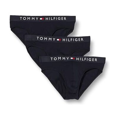 Tommy Hilfiger män 3-pack kalsonger underkläder, Blå (Des Sky/Des Sky/Des Sky), M Tommy Hilfiger män 3-pack kalsonger underkläder, Blå (Des Sky/Des Sky/Des Sky), M